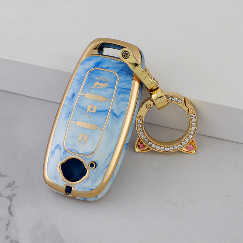 พวงกุญแจสีฟ้า+