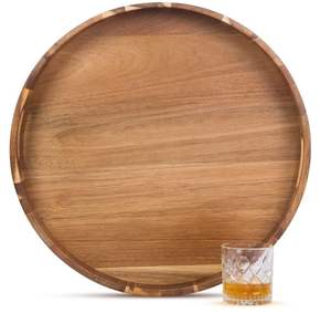 <span class=keywords><strong>Plateau</strong></span> ottoman extra large très populaire, <span class=keywords><strong>plateau</strong></span> ottoman rond, plateaux <span class=keywords><strong>de</strong></span> service en bois surdimensionnés avec poignées pour le salon - Product Image 1