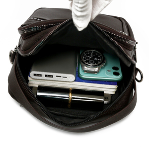 Bolso Bandolera de Piel Sintética Impermeable para Hombre, de Alta Calidad OEM, Moderno y Elegante - Product Image 6