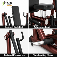 Machine à presser les pectoraux à charge libre SK, équipement de musculation professionnel pour centre de fitness et club