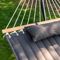 Hamac double taille de barre en bois d'épandeur de couleur unie de haute qualité pour hamac matelassé de camping extérieur et intérieur