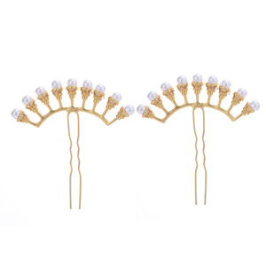 Horquilla para el Cabello con Perlas en Forma de U, Estilo Hanfu Chino Antiguo, 15 cm, para Bodas - Product Image 5