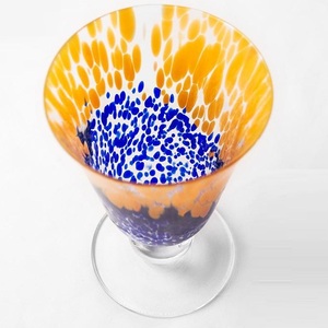 Wholesale Hand Blown Murano Glass Drinking Art <strong>Tumbler</strong> Vintage Colored Red <strong>Wine</strong> Glasses for Home Party Restaurant Hotel - Product Image 6