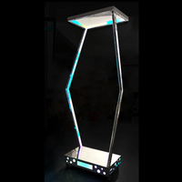 Lumières de scène GOGO pour plateformes, éclairage d'ambiance pour gradins à bords droits, accessoires d'atmosphère, roue de prière, cage de pratique spirituelle, lampe pulsée