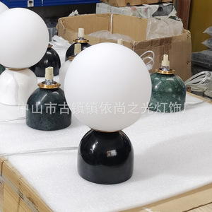 Nouveau nordique postmoderne ins vent petite <span class=keywords><strong>lampe</strong></span> de table créative simple <span class=keywords><strong>lampe</strong></span> de bureau étude de chevet moderne <span class=keywords><strong>lampe</strong></span> de table en marbre - Product Image 3