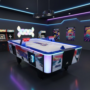 Machine de jeu d'arcade de hockey sur air Fast Track, 2 joueurs, table commerciale 520x860x190mm, 220V 50Hz 150W, divertissement et amusement - Product Image 5