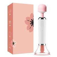 3-in-1 Power Wand AV Vibrator Nippel-Klitoris-Saugvibrator mit Heizfunktion Zungen-Leck-Klitoris-Stimulator Sexspielzeug für Frauen Shop%