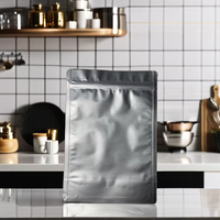 Stand up Pouch Sac refermable en mylar anti-odeur de 5 gallons avec fermeture à glissière 1000ml Sac en mylar d'un gallon pour le stockage des aliments