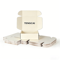 Boîte cadeau pliante en carton blanc recyclé écologique avec logo personnalisé, pour cosmétiques, savons, boîte mystère, avec gaufrage, taille personnalisée, vente en gros