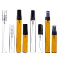 Botol Parfum Sampel Kaca Isi Ulang Ukuran Kecil 2ml 3ml 5ml 10ml Grosir, Botol Tester Parfum Travel dengan Tutup Sekrup