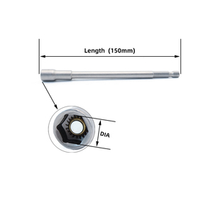 OEM Tùy Chỉnh <span class=keywords><strong>Top</strong></span>-Grade Chrome Vanadium Thép Thép Tác Động Ổ Cắm Set 6-19Mm Cứng Chrome Kết Thúc Metric Inch Kích Thước Cho DIY - Product Image 2