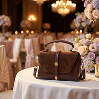 Nouveaux Sacs Fourre-Tout Carrés de Luxe Tendance pour Femmes en Cuir PU Imperméable Isolés Portables Anti-Vol avec Chaînes d'Épaule Solides
