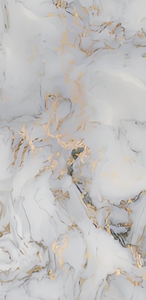 Panel <span class=keywords><strong>de</strong></span> Pared para Ducha <span class=keywords><strong>de</strong></span> PVC <span class=keywords><strong>de</strong></span> 1 m <span class=keywords><strong>de</strong></span> Ancho y 10 mm <span class=keywords><strong>de</strong></span> Grosor, Diseño <span class=keywords><strong>de</strong></span> Mármol Mate, Montaña Nevada, Negro Dorado y Blanco Dorado - Product Image 6