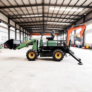 Spedizione Gratuita, Mini Escavatore Elettrico 4x4 Trainabile con Motore e Cambio, Alta Potenza di Scavo, Certificato CE - Product Image 3