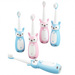 Brosse à dents électrique pour enfants Brosse à dents en bambou Brosse à dents électrique pour enfants Brosse à dents sonique en forme de U pour enfants Désinfectant Cepillo De Diente - Product Image 6