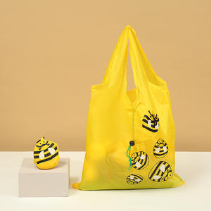Vente en gros de sacs fourre-tout en polyester, animaux mignons, coccinelles, imperméables et pliables - Product Image 2