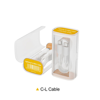 2025 recién llegados tendencia 60W 3A juego de cables de carga rápida 20W cargador de teléfono de coche caja de exhibición de teléfono móvil para computadora de impresora