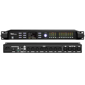 专业DJ音响系统数字信号处理器交叉音频处理器4-8控制器延迟功能专业音频扬声器