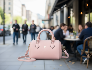 Borsa a Spalla da Donna a Forma di Raviolo in Microfibra Sintetica con Chiusura a Cerniera, Moda per Tutte le Stagioni, Tracolla Singola - Product Image 2