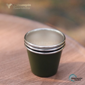 Taza de Acero Inoxidable de 50 ml, Color Sólido, para Bebidas, para Acampar al Aire Libre, Café, Té - Product Image 5