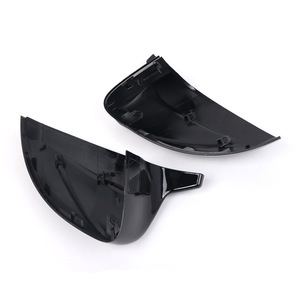 Audi A3 Rearview Mirror Housing 8V0857528E Glossy Black Carbon Texture Full <b>Set</b> For 2014-2019 - Product Image 3