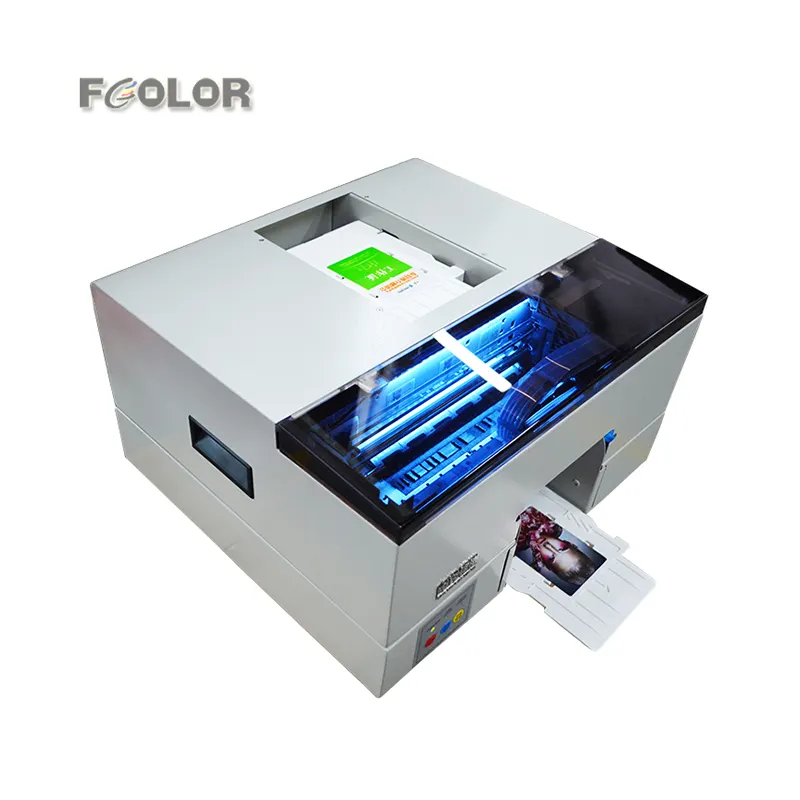 Fcolor Update Stable ID Inkjet Card Printer Machine for Double sided Plastic ID Card Printing