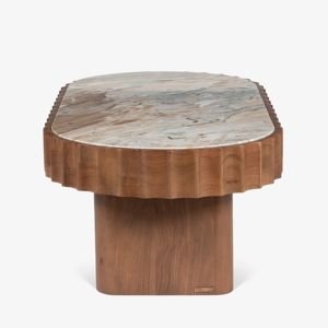 Mesa de Centro/Café Moderna y Ecológica de Madera de Acacia, Mueble Elegante para Sala de Estar, Oficina en Casa, Hotel - Product Image 5