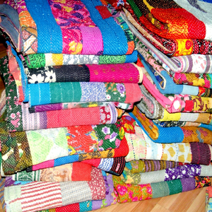 Couette patchwork sari - Product Image 1