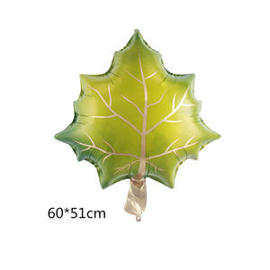 Ballon de dinde de Thanksgiving arrangement de feuilles de poulet rôti feuille d'érable jaune cône de pin tortue ballon de feuille arrière - Product Image 4