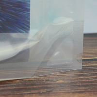 Sachets transparents personnalisés à fermeture éclair et poignée découpée, de qualité alimentaire, refermables, grands sacs en plastique à fermeture Ziplock, OEM disponible