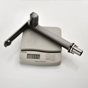 Robinet de lavabo tout en cuivre gris canon, unité unique S-1180-1185-Q, cartouche à disque céramique, mélangeur d'eau chaude/froide pour salle de bain - Product Image 6