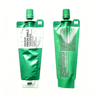 Pochette personnalisée imprimée avec bec verseur, scellable à chaud, en aluminium laminé, résistante à l'humidité, mate, 50 ml, pour emballage de dentifrice de qualité alimentaire