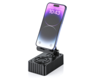 Nouveau design de gros Haut-parleur bluetooth Lecteur audio portable avec support mobile Portatil Clase Media Alta Plastique extérieur