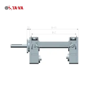 YA-VA Jalur Perakitan Mesin Konveyor MK2TL-1BS Konveyor Palet untuk Lokakarya dan Logistik Rantai Rol Unit Penggerak Ganda