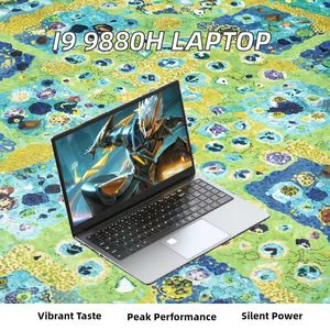 Portátil para juegos de 14.1 pulgadas con Core <span class=keywords><strong>i9</strong></span> 9880H, 16 GB de RAM, 1 TB SSD, disco duro de 256 GB, procesador Intel Celeron y funciones de edición de video - Product Image 2