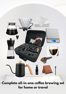 2026 Travel 10pcs <b>Coffee</b> Bag Outdoor Camping Accessories Waterproof Manual Pour Over <b>Coffee</b> Maker <b>Set</b> <b>Gift</b> Box <b>Coffee</b> <b>Set</b> - Product Image 4