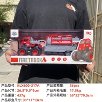 Modèle réduit de voiture moulé sous pression 4x4 jouet inertie camion d'ingénierie friction