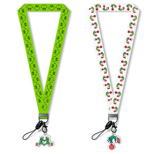 Cordón Tejido Personalizado con 4 Diseños Chi Eta Phi Griegos, para Aviación Cessna, con Hebilla, para Tarjetas de Identificación, Color Morado, con Gancho de Seda - Product Image 1