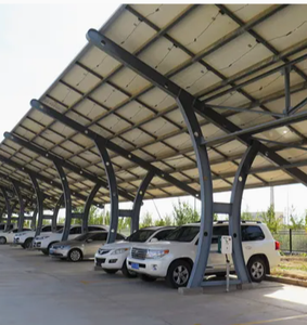 Sistema de Montaje para Carport Solar, Estructura de Estacionamiento con Paneles Solares, Sistema de Montaje Solar de Aluminio, Precio al por Mayor - Product Image 1