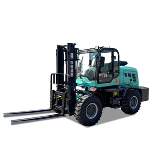 Chariot élévateur diesel 4 roues 3,5 tonnes tout-terrain pour usage intérieur, neuf, personnalisé, 4x4, pneus pleins, moteur EPA Euro 5 - Offre Spéciale - Product Image 1