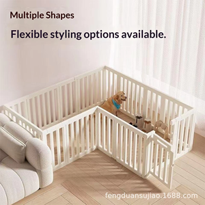 <span class=keywords><strong>Parc</strong></span> de jeu <span class=keywords><strong>pour</strong></span> <span class=keywords><strong>chien</strong></span> d'intérieur en plastique massif épaissi, barrière de sécurité, en stock en usine, barrière d'activité à fixation au sol <span class=keywords><strong>pour</strong></span> la maison - Product Image 2