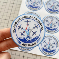 Autocollant en polyuréthane souple personnalisé, logo de marque, étiquette en résine époxy transparente avec adhésif puissant