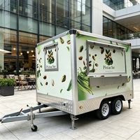 Camions à glaces et à chocolat en tôle galvanisée certifiés EPR (Emballage) DOT FMVSS allemands pour la publicité