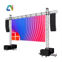 Écran LED d'Affichage Numérique Extérieur de Location 500x100mm, Mur Vidéo LED Géant pour Scène (Pantalla LED)