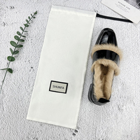 Logo personnalisé en gros 216 couleurs sélection personnalisée blanc Satin noir ruban sac à cordon soie perruque pochette anti-poussière