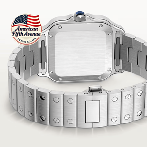 Montre de sport de luxe pour homme, mouvement automatique, tachymètre, réserve de marche, étanche, boîtier en acier inoxydable, bracelet en cuir - Product Image 3