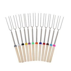 Herramienta de barbacoa de acero inoxidable, <span class=keywords><strong>pinchos</strong></span> telescópicos de malvavisco, palo para asar, pincho extensible resistente al calor de 31 pulgadas - Product Image 1