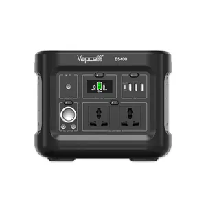 Vapcell ES400 18V 22400mAh (403.2Wh) אחסון חשמל חיצוני מסוג-C USB DC AC טעינת רכב סוללות ליתיום יון אנרגיית חירום