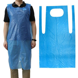 Delantales de polietileno de grado alimenticio PPE 1 para uso multiusos transparente blanco azul - Product Image 4