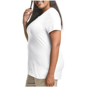 เสื้อยืดคอกลมโอเวอร์ไซส์ผ้าฝ้าย 100% คุณภาพสูง แบบถัก สำหรับผู้ชายและผู้หญิง ไซส์พลัส แขนสั้น รับสกรีนโลโก้ ODM ขายส่ง - Product Image 6